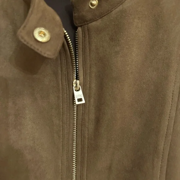 Marc New York Tan Suede Utility Jacket 2X Plus Size - Picture 2 of 6